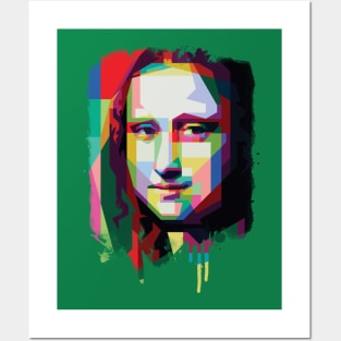 monalisa smile wpap Posters and Art